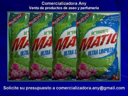 Detergente en polvo x 1 kilo oxigeno activo